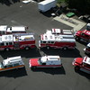 BurnFoundation > The package, as we were calling ourselves on the freeway, was made up of many types of emergency vehicles, new and vintage.